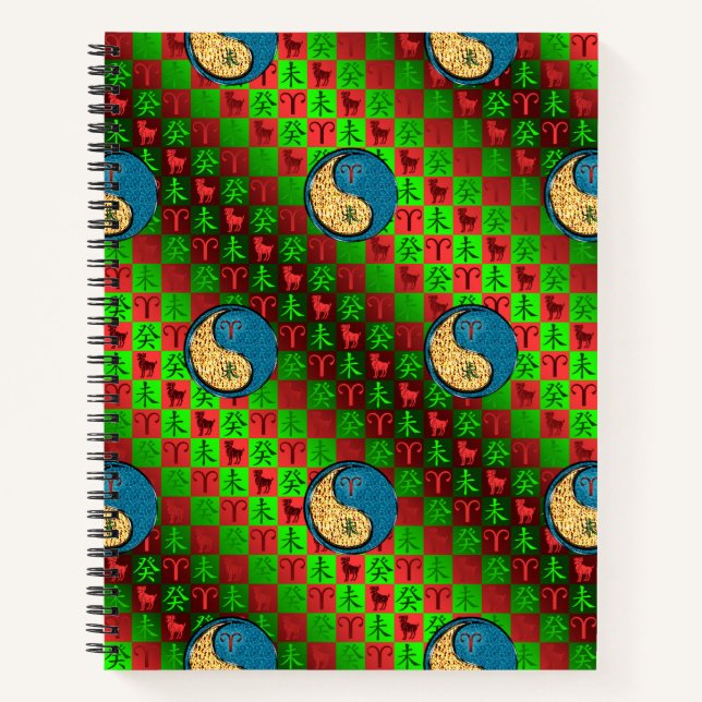 Aries & Water Goat Notebook (Front)