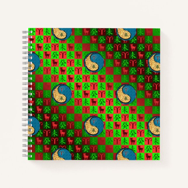 Aries & Water Goat Notebook (Front)