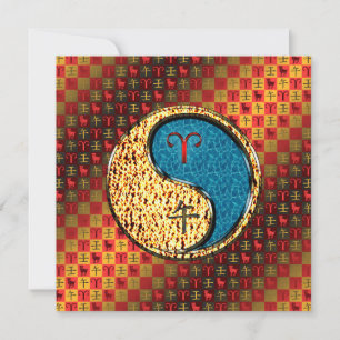 Aries & Water Horse Card