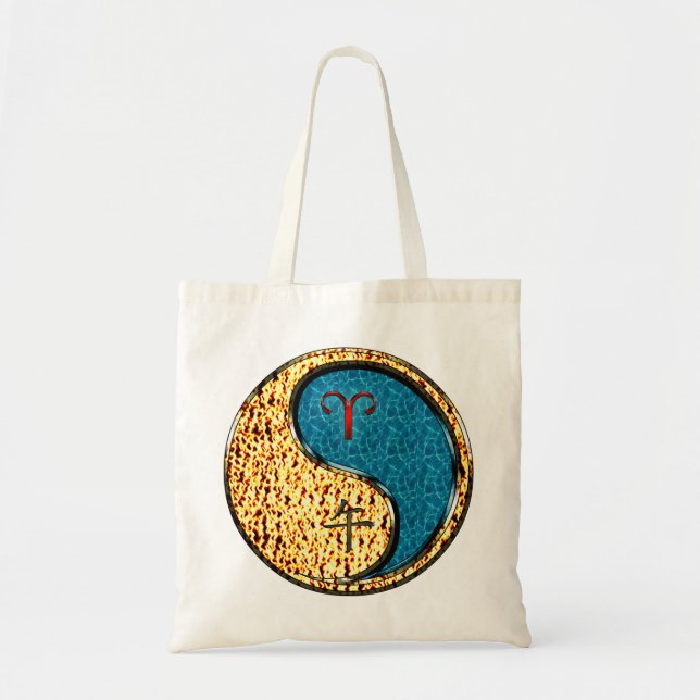 Aries & Water Horse Tote Bag (Front)
