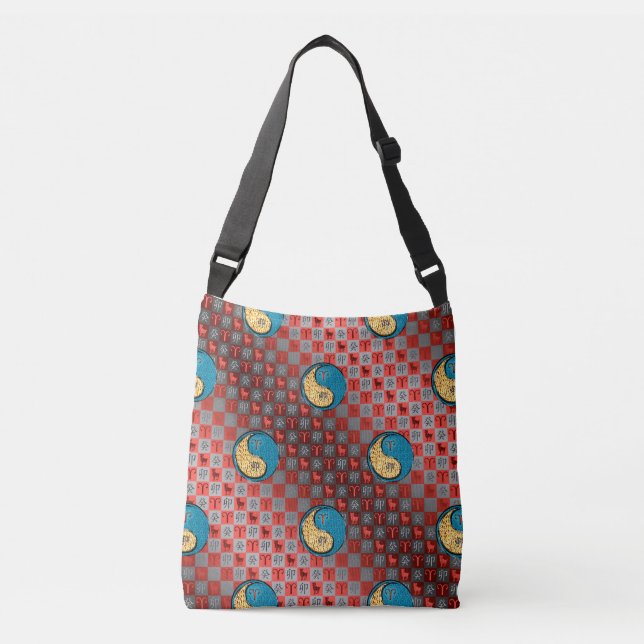 Aries & Water Rabbit Crossbody Bag (Front)