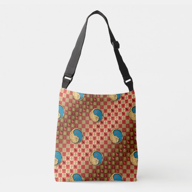 Aries & Water Rat Crossbody Bag (Front)