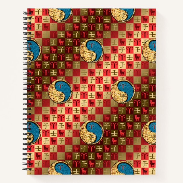 Aries & Water Rat Notebook (Front)