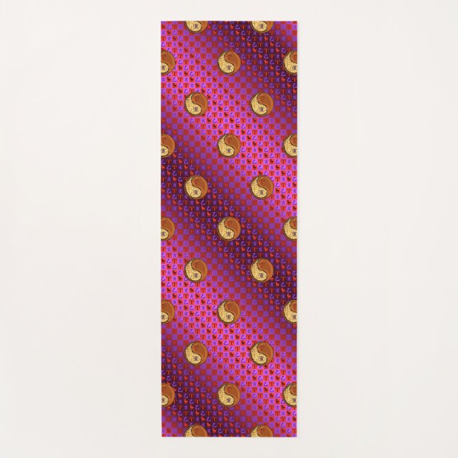 Aries & Wood Boar  Yoga Mat (Front)