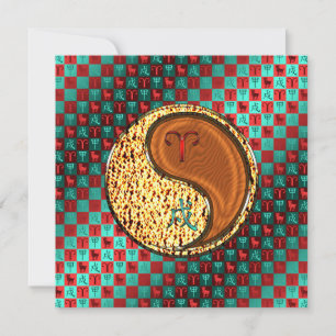 Aries & Wood Dog Card