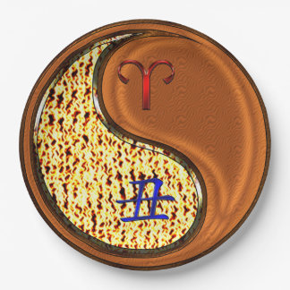 Aries & Wood Ox Paper Plate