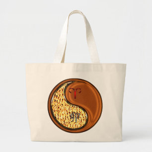 Aries & Wood Rabbit. Large Tote Bag