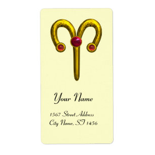 ARIES ZODIAC BIRTHDAY Red Ruby