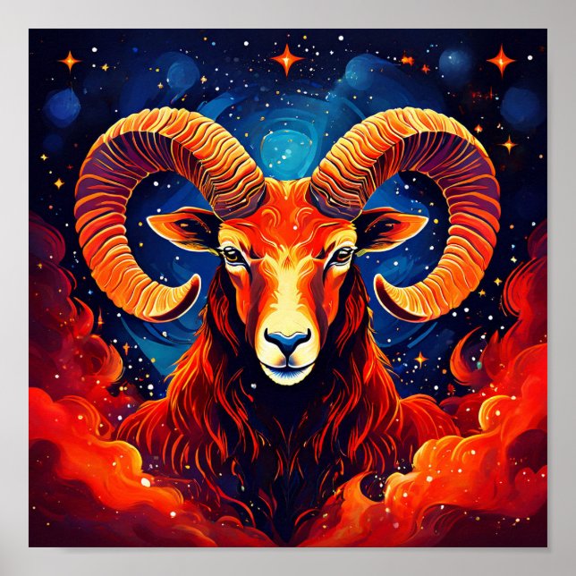 Aries Zodiac Collection Poster (Front)