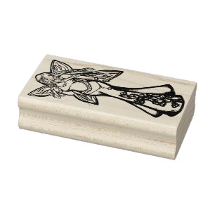 Aries Zodiac Fairy Goddess Astrology Fairies Rubber Stamp