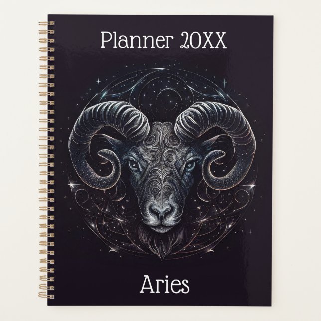 Aries Zodiac Planner (Devant)
