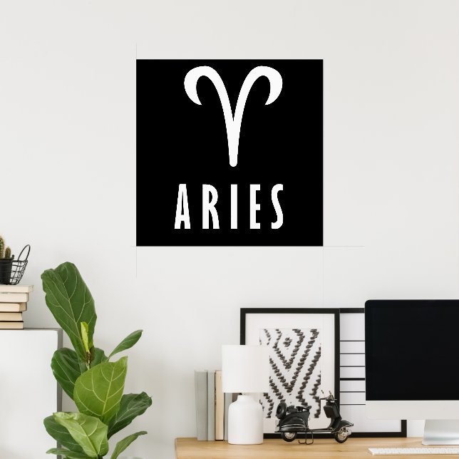 Aries zodiac sign (Home Office)