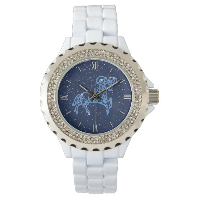 Aries Zodiac Sign and Constellation Watch (Front)