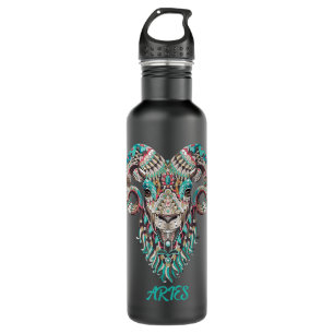 Aries Zodiac Sign Astrology T March April Birthday 710 Ml Water Bottle