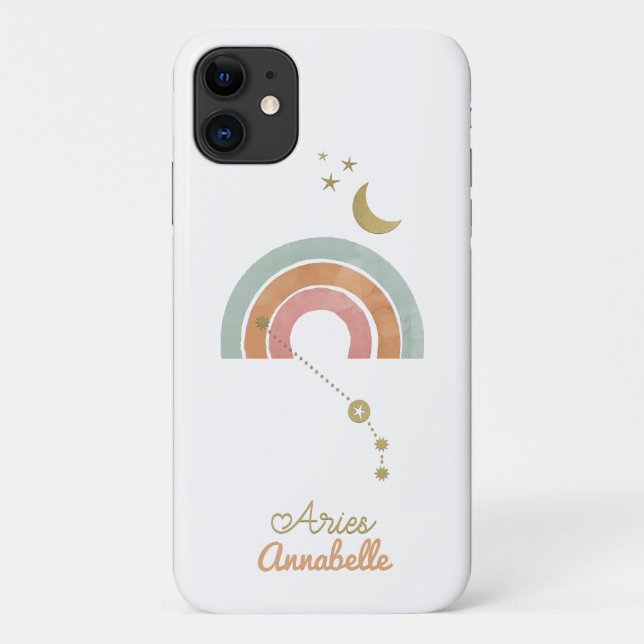 Aries Zodiac Sign Case-Mate iPhone Case (Back)