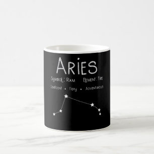 Aries Zodiac Sign Constellation Astrology Gift Coffee Mug
