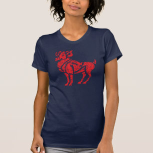 Aries Zodiac Sign Grunge March 21 - April 19 T-Shirt