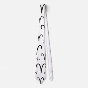 ‘Aries’ Zodiac Sign Tie