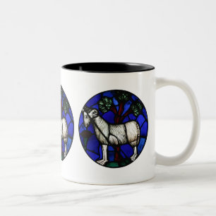 Aries Zodiac Stained Glass Notre-Dame de Paris Mug