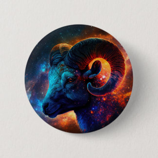 Aries Zodiac Star Sign – No Text  2 Inch Round Button