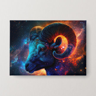 Aries Zodiac Star Sign – Rectangle Button