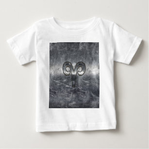 Aries Zodiac Symbol Industrial Style Baby T-Shirt