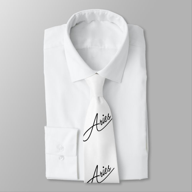 Aries Zodiac Tie (Tied)