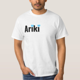 Ariki Boys Name With Hearts, T-Shirt