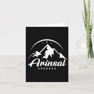 Arinsal Andorra Ski Resort Skiing Snowboarding  Card