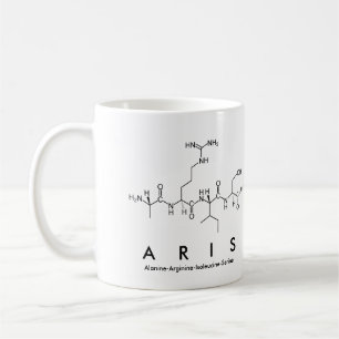 Aris peptide name mug