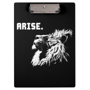 ARISE - Lion Motivational Clipboard
