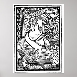 Arise Pray Work Inspirational Poster