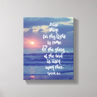 Arise Shine Bible Verse