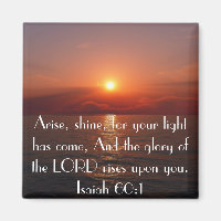 Arise Shine bible verse Isaiah 60:1