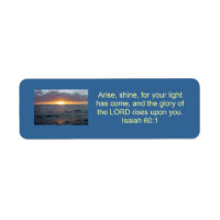 Arise Shine - Isaiah 60:1
