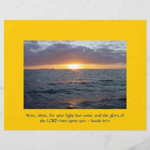 Arise Shine - Isaiah 60:1 Flyer