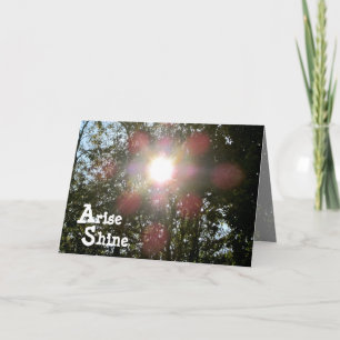 Arise Shine Isaiah 60 Christian card