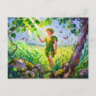 Aristaeus God of Agriculture and Nature from Greek Postcard