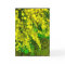 Aristic Yellow Mimosa Flower Blank Greeting Card