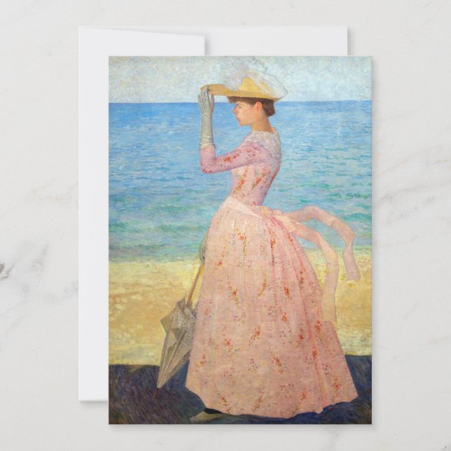 Aristide Maillol - Woman with a Parasol Invitation (Front)