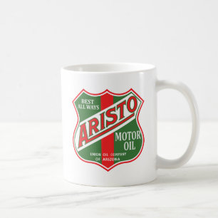 Aristo motor oil vintage sign reproduction coffee mug