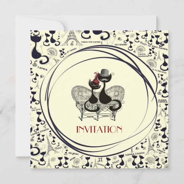 AristoCat Valentine - Party Invitation (Front)