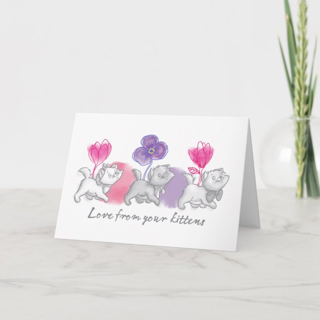 Aristocats | Love From Your Kittens Card (Front)