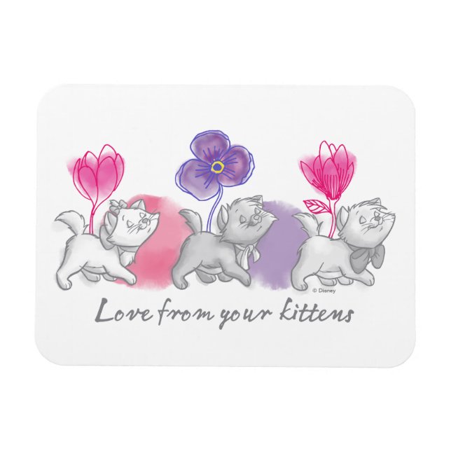 Aristocats | Love From Your Kittens Magnet (Horizontal)