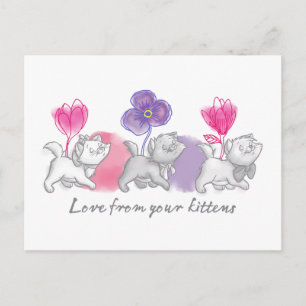 Aristocats   Love From Your Kittens Postcard