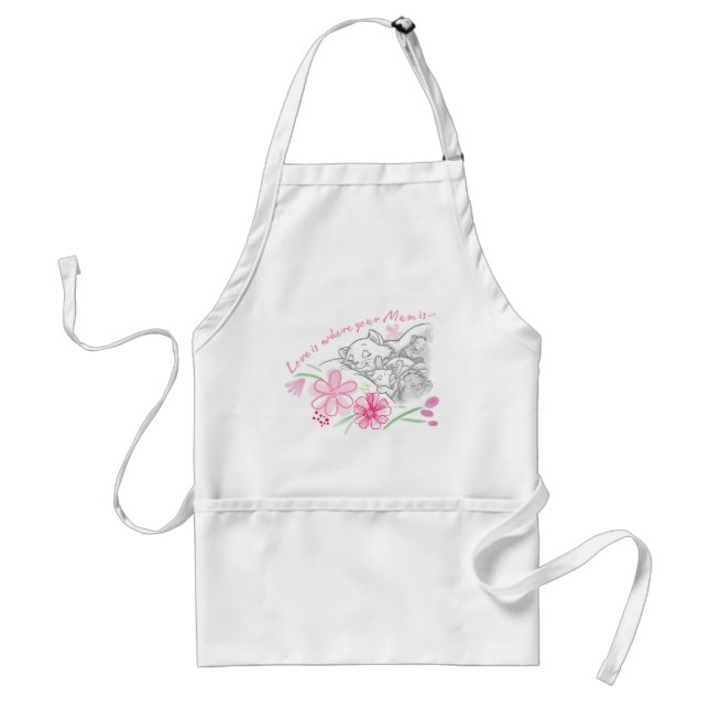 Aristocats | Love Is Where Your Mum Is Standard Apron (Front)