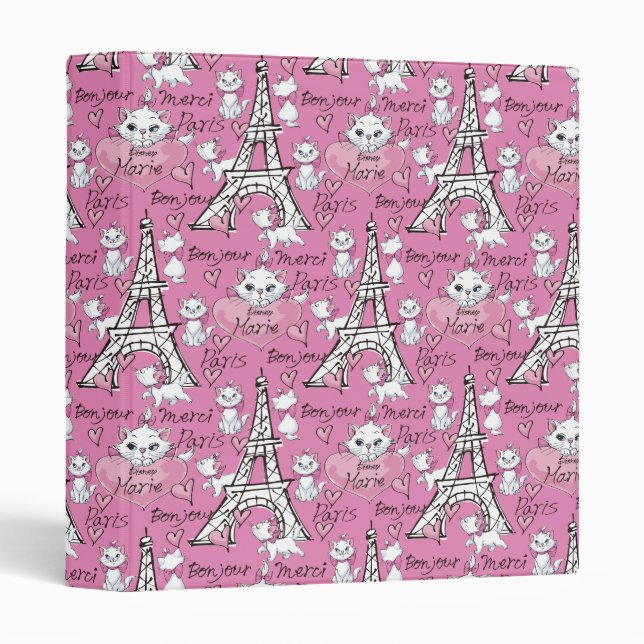 Aristocats | Marie Paris Pattern Binder (Front/Spine)