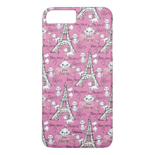 Aristocats Marie Paris Pattern iPhone 8 Plus/7 Plus Case
