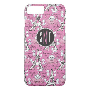 Aristocats   Marie Paris Pattern Monogram Case-Mate iPhone Case