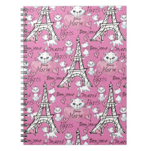 Aristocats   Marie Paris Pattern Notebook